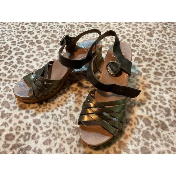 Dansko Women’s Clog Sandal Size 41 Peweter - Picture 1 of 6